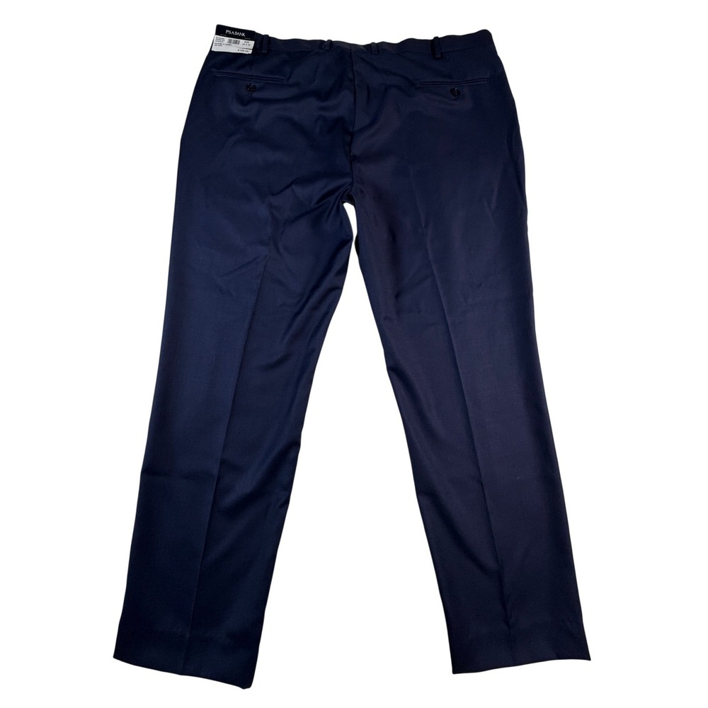 Jos. A. Bank Mens 44x32 Navy Blue 100% Wool Tailored Fit Suit Pants‎ MSRP $150
